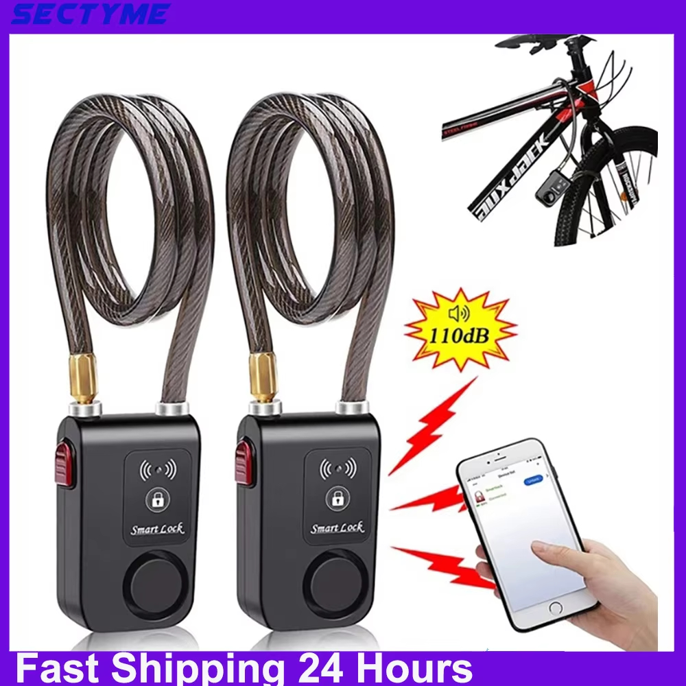 Kunci Sepeda Pintar Bluetooth, - Security Chain Door ulasan dan harga