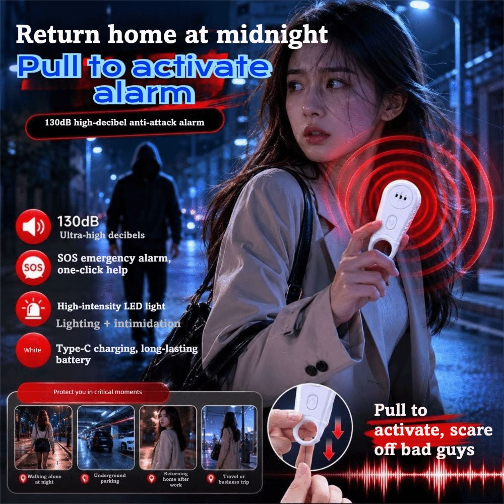 Alarm Keamanan Pribadi Portabe - Personal Alarm Keychain ulasan dan harga